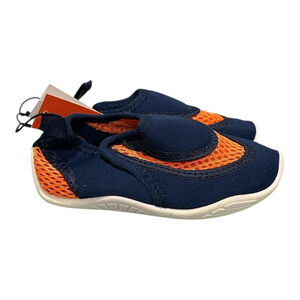 Joe Fresh Water Shoes Boys Size 8 Blue Orange Slip On Beach Athletic Summer